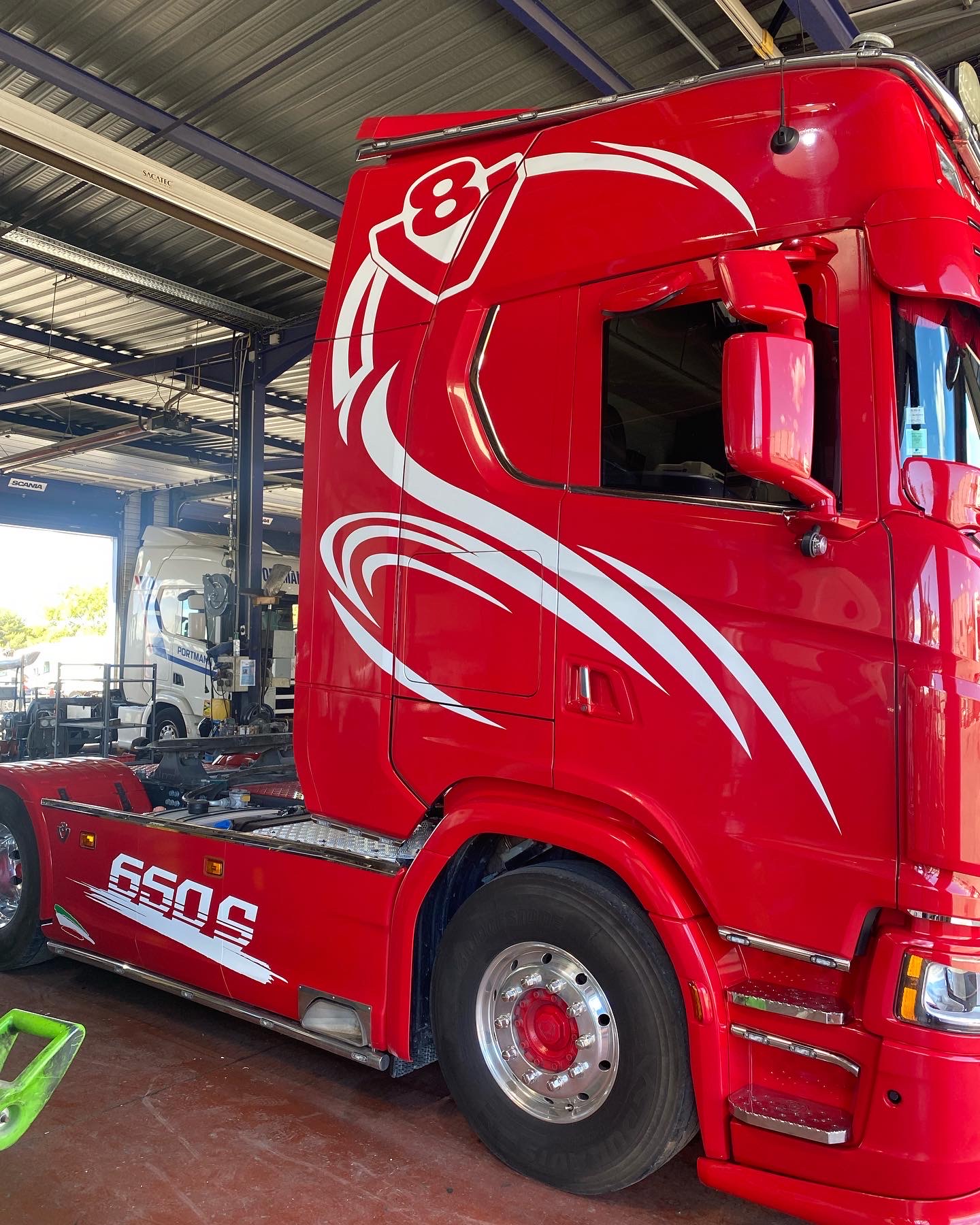 Marquage blanc SCANIA